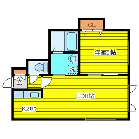 元町駅 徒歩12分 3階の物件間取画像